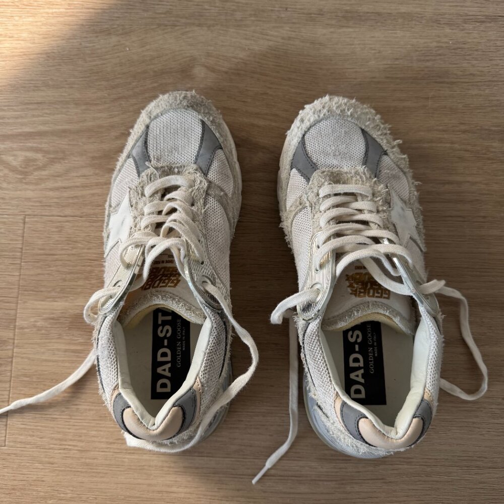 Women's Dad-Star in white mesh and suede (IT 36 / US 6)